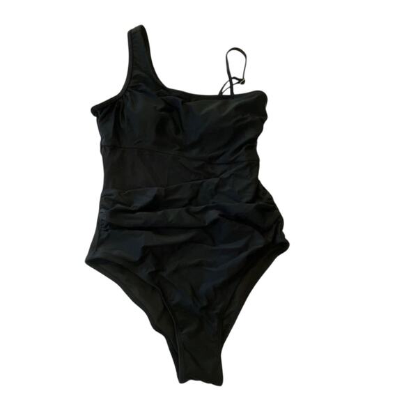 SUUKSESS Women Mesh One Shoulder One Piece Swimsuit Tummy Control NEW Size SMALL - Picture 13 of 15